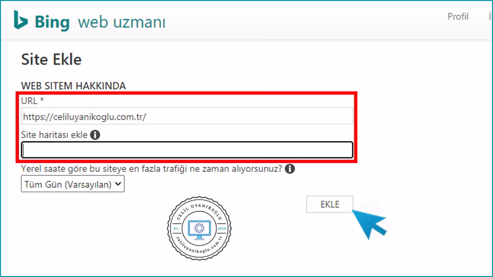Bing Webmaster Tools Kurulumu
