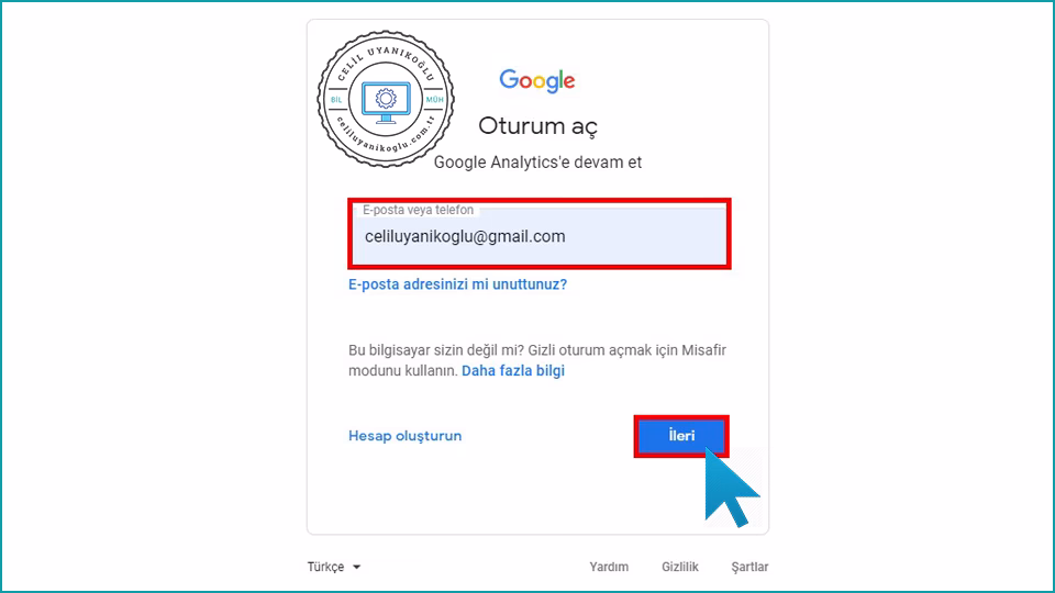 Google Analytics Nasıl Kurulur
