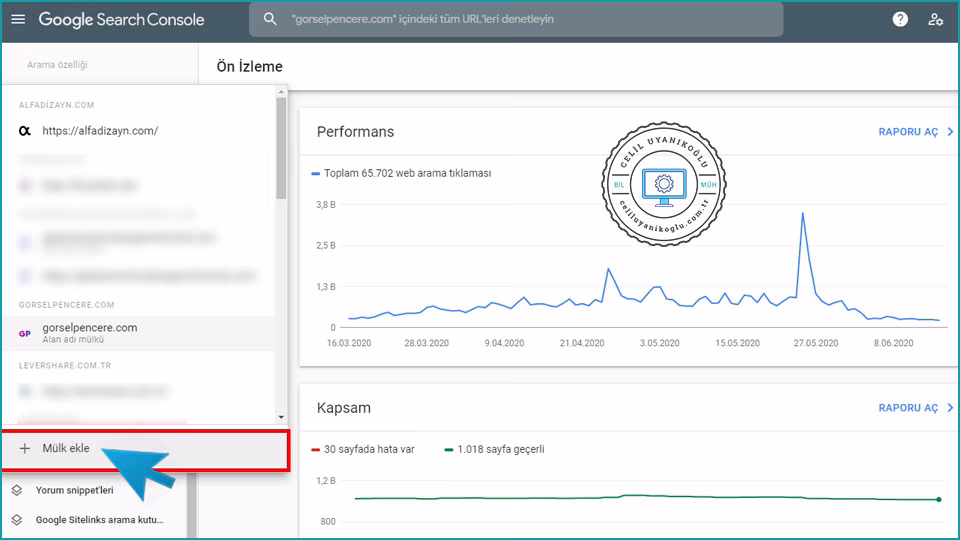 Google Search Console Kurulumu