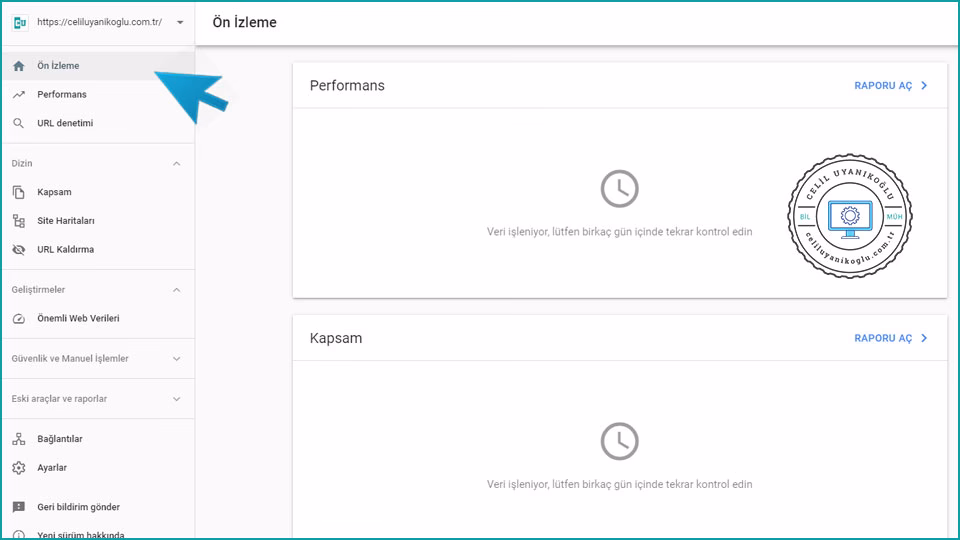Google Search Console Kurulumu