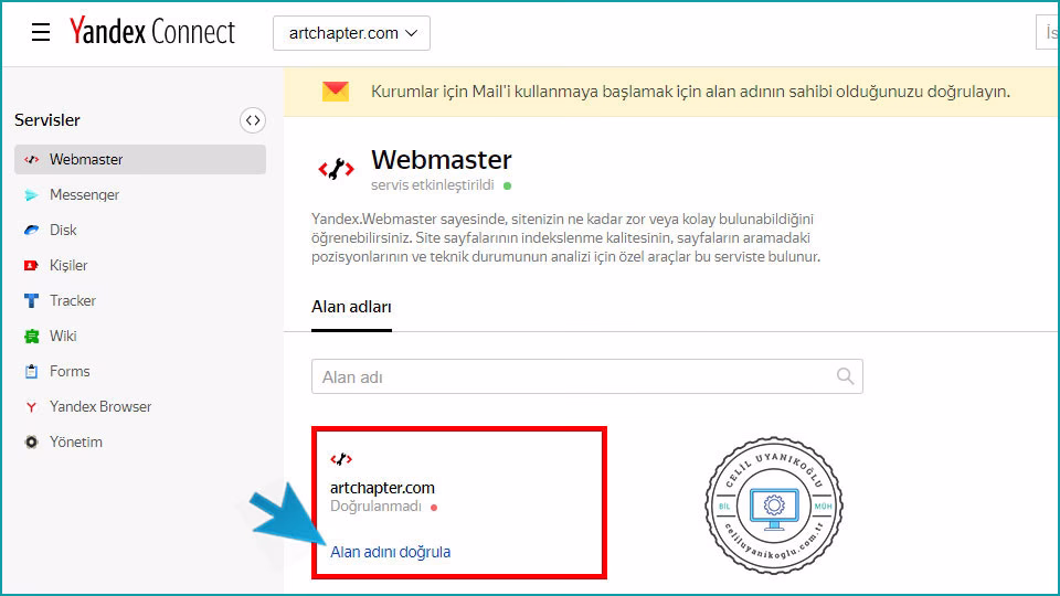 Yandex Connect ile Kurumsal Mail
