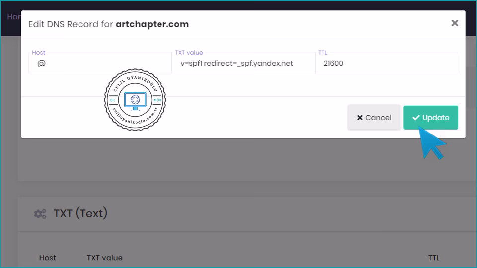 Yandex Connect ile Kurumsal Mail spf