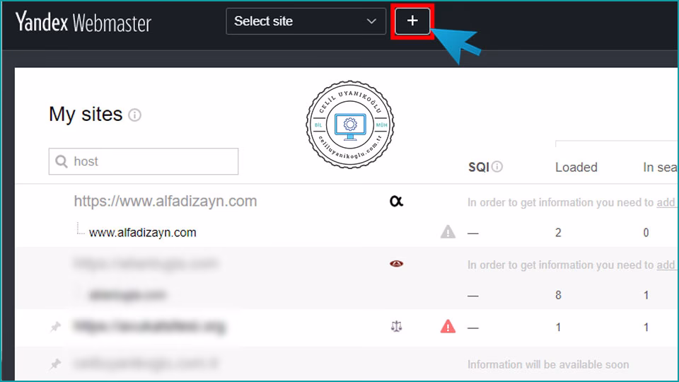 Yandex Webmaster Kurulumu
