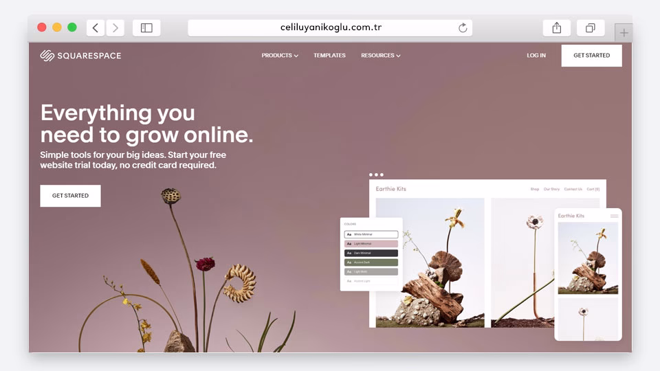 Squarespace cms görünüm