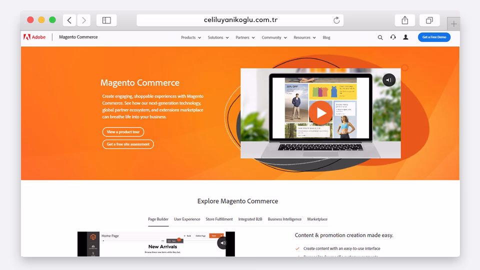 Magento cms görünüm
