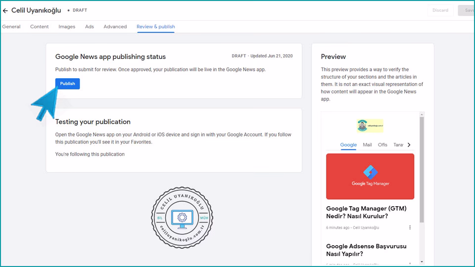 Google Haberler'e Nasıl Başvuru Yapılır rewiev sayfası 