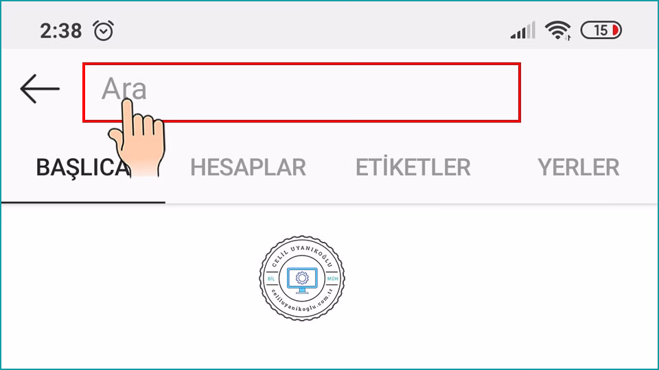 Mobilde Instagram Engel Kontrolü