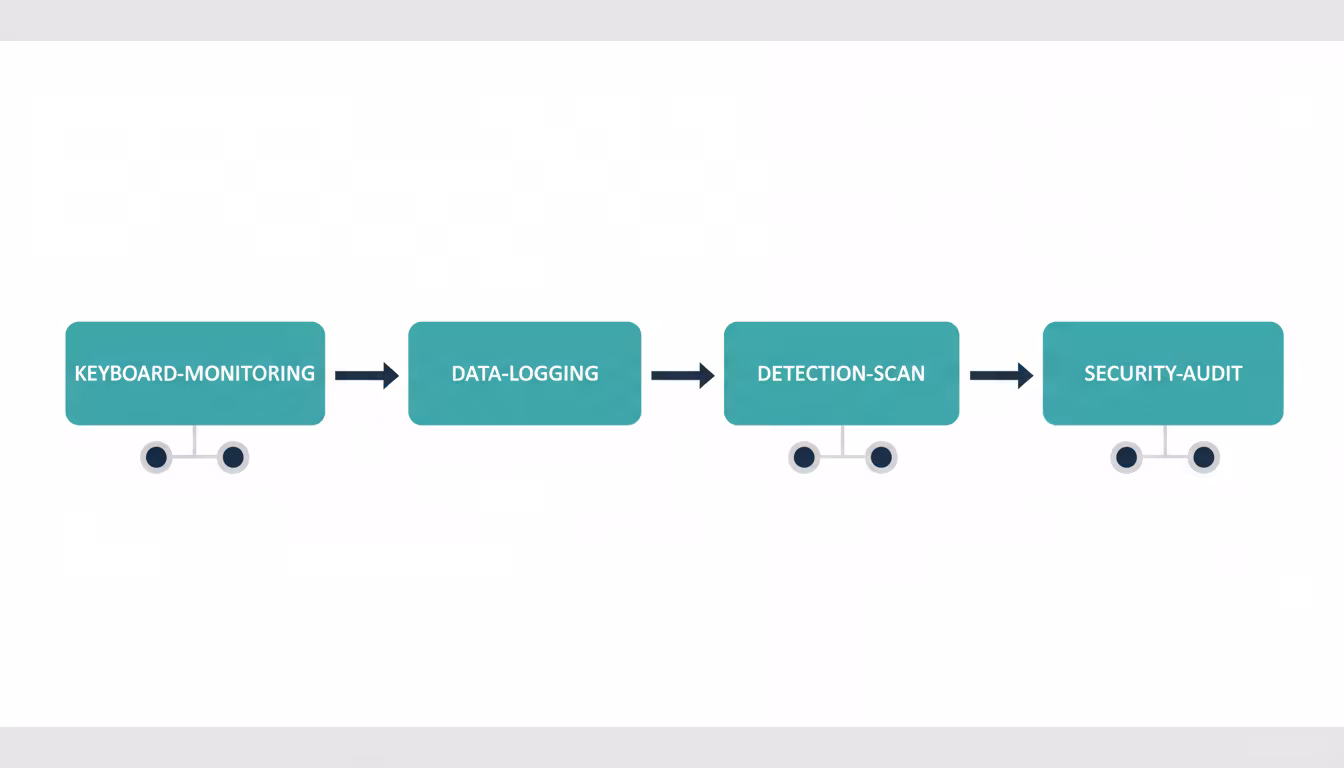 Keylogger çalışma prensibi ve tespit yöntemleri süreci