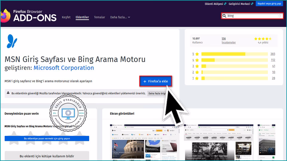 firefox özel arama motoru ekleme