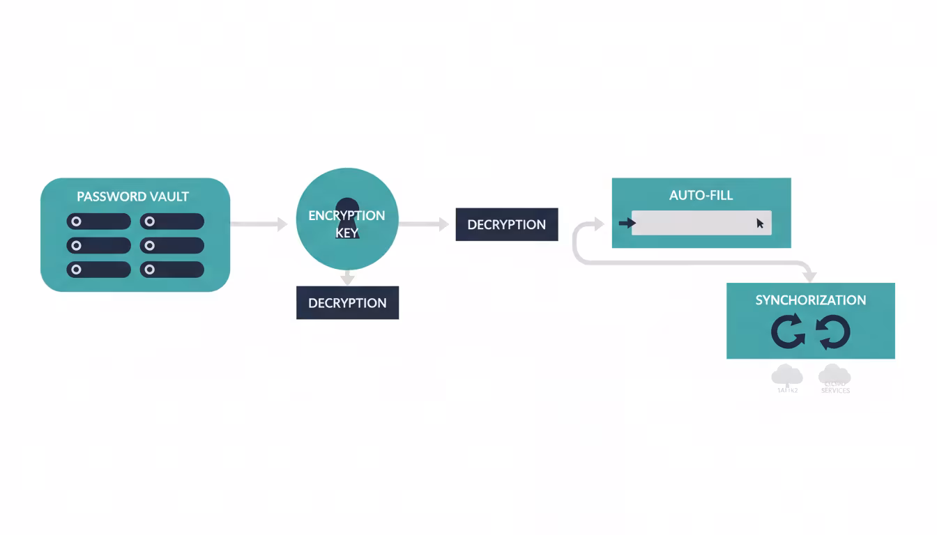 Parola yöneticilerinin şifreleri nasıl şifrelediği ve sakladığı.