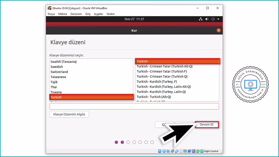 Ubuntu Kurulumu Virtualbox 11