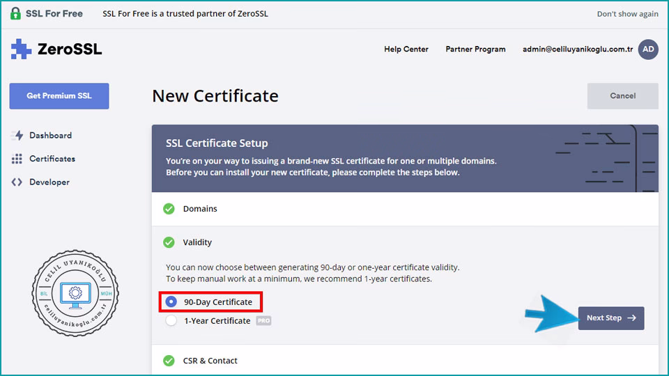 Manuel Ücretsiz SSL Kurulumu Nasıl Yapılır