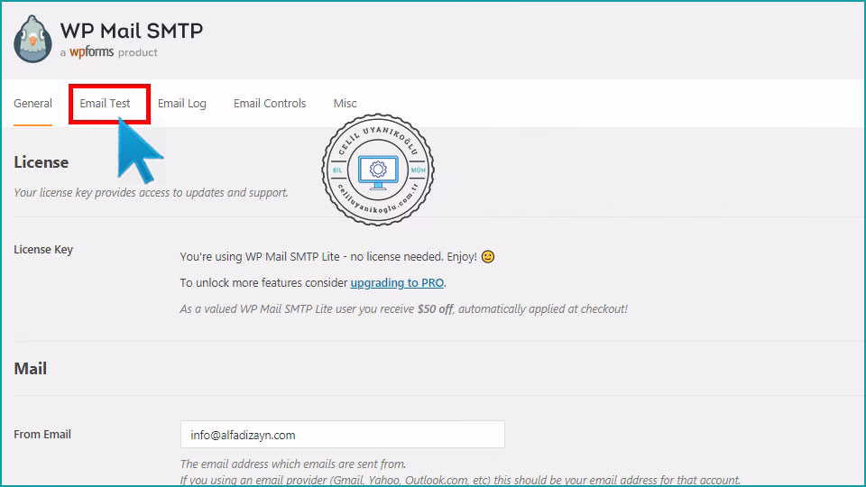 WordPress SMTP Mail Ayarları