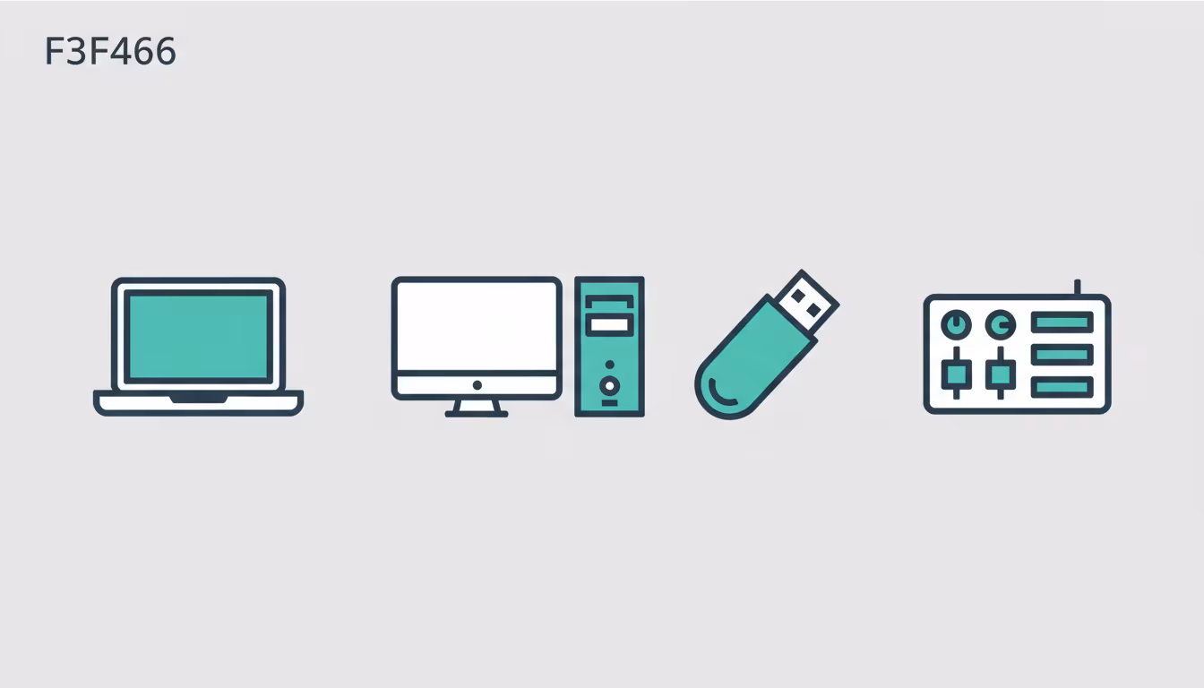 Bilgisayar ve harici cihazlar için ayarlar paneli görseli