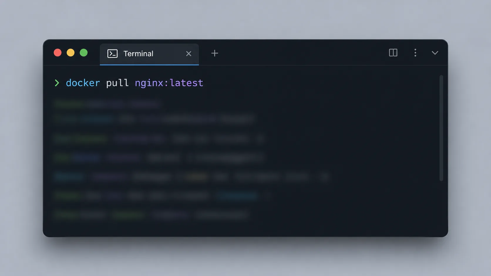 Docker imajı indirip çalıştıran terminal komutları