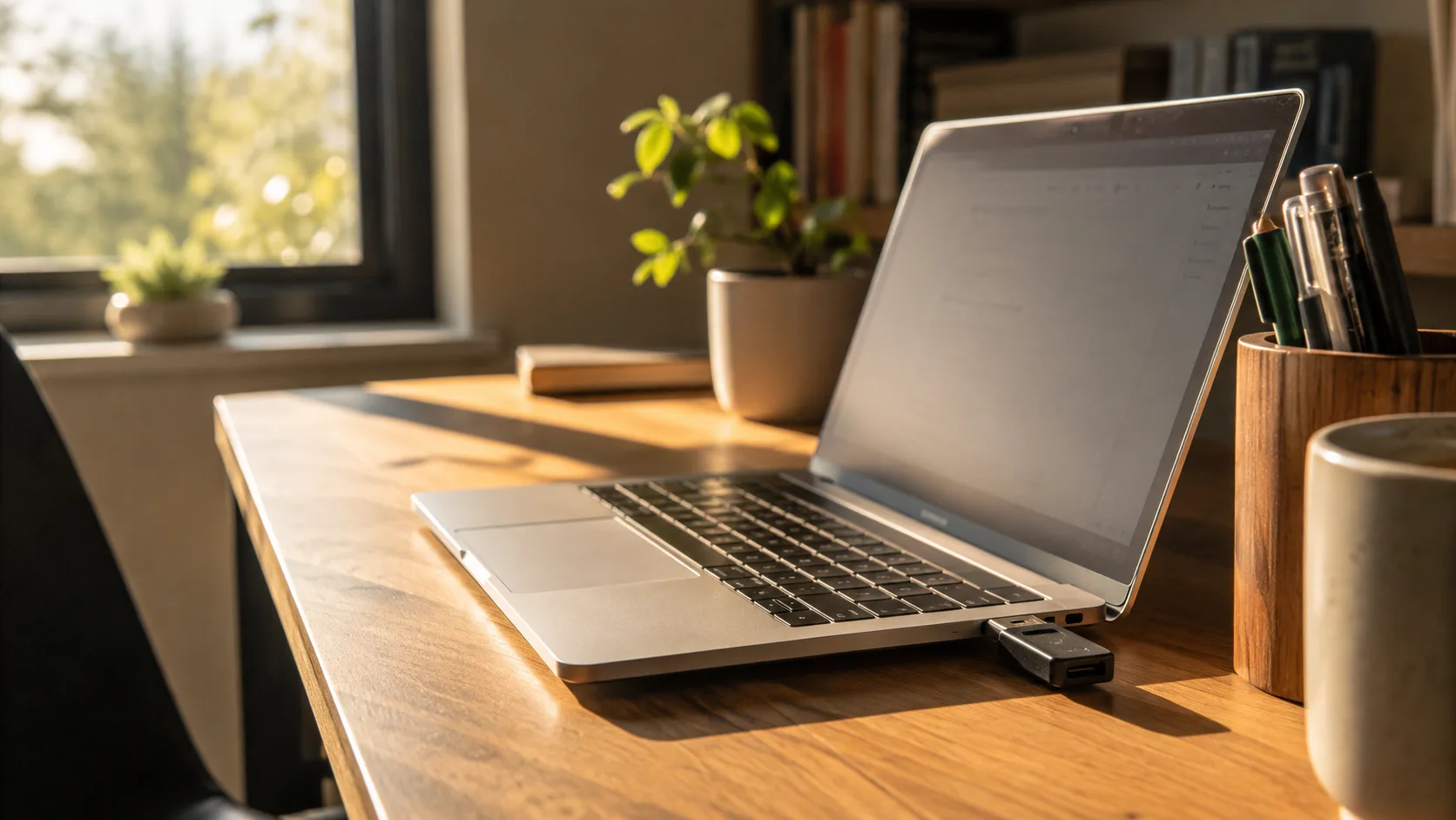 USB bellekten bilgisayarı önyükleyerek Linux'u canlı ortamda deneyen kullanıcı sahnesi