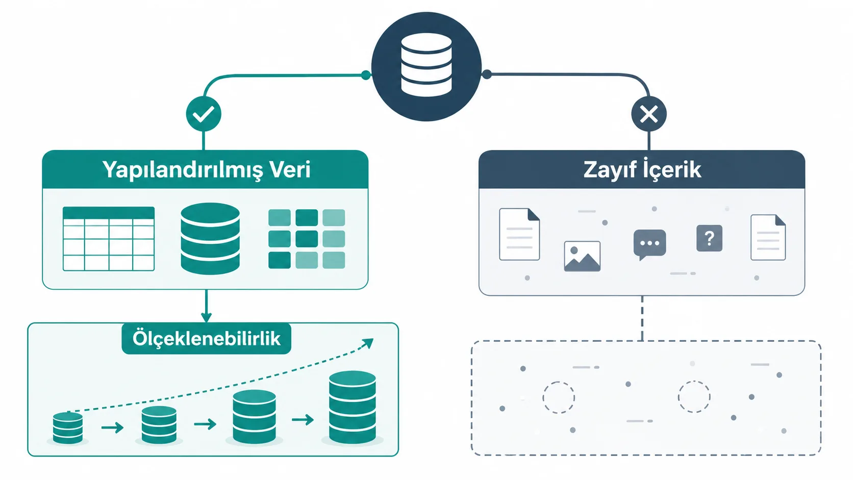 Programmatic SEO'nun ne zaman işe yaradığını gösteren karar akışı infografiği